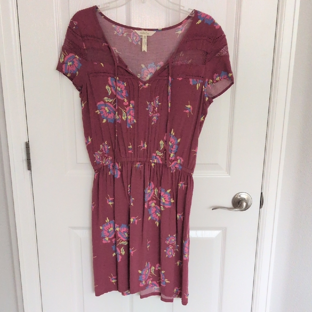 Matilda Jane Floral Boho Peasant Dress - M